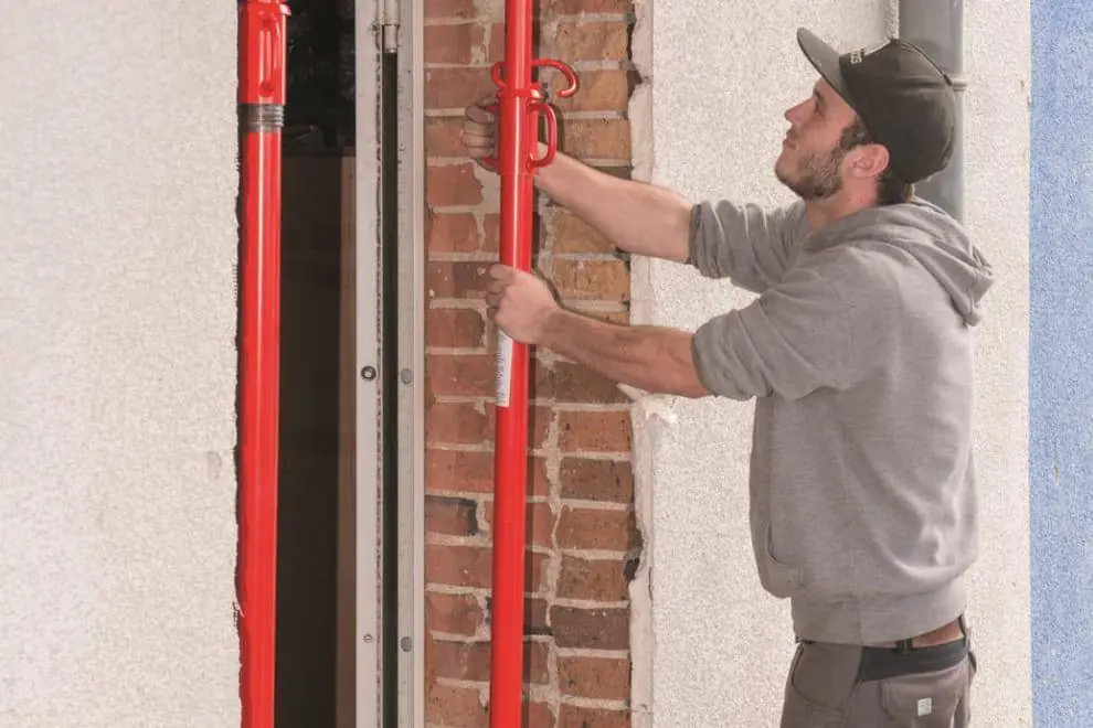 Baustützen im Einsatz
